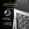 Schmecke 18-Bottle Wine Fridge, Freestanding Wine Refrigerator, Small Wine Cooler